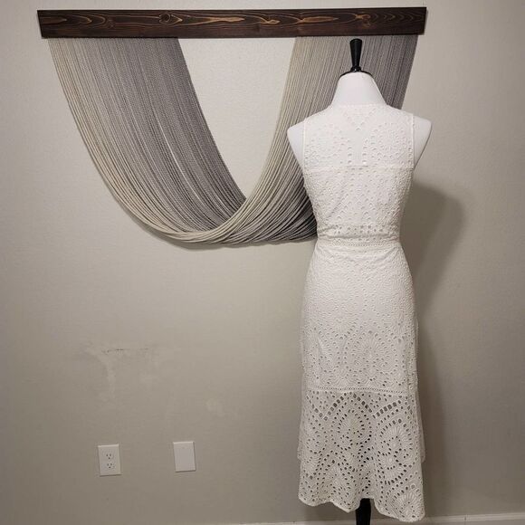NSR Keyhole Lace High Low Dress Sz M - Picture 4 of 5